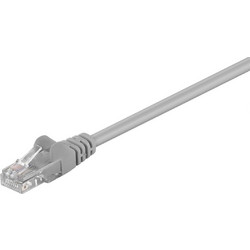 Goobay U/UTP Cat.5e Καλώδιο Δικτύου Ethernet 10m Grey 68347