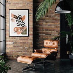 ΑΦΙΣΑ WALL-DESIGN MINIMAL BOHO 1 49504 (PVC/PLEXIGLASS ΜΑΥΡΗ ΚΟΡΝΙΖΑ ΜΕ ΠΛΑΙΣΙΟ) 40x60cm