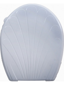 Dalia Καπάκι Λεκάνης Οβάλ Πλαστικό Λευκό 45x37cm 16475