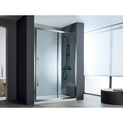 Devon Noxx Slider 1 Σταθερό+1 Συρόμενο Φύλλο 162-165 εκ. Black Brushed PVD SLN160C-411+2τεμ.Ν3/200-411