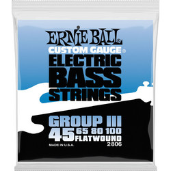 Ernie Ball 2806 Σετ 4 Χορδές Ηλεκτρικού Μπάσου Stainless Steel 45-100"