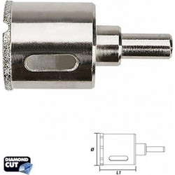 Ποτηροτρυπανο Φ60x30mm δομικων - πλακιδιων GRAPHITE 57H295 572950