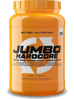 Scitec Nutrition Jumbo Hardcore Brittle White Chocolate Φυτική Πρωτεΐνη Ορού Γάλακτος Όγκου Χωρίς Λακτόζη & Γλουτένη 1.53kg