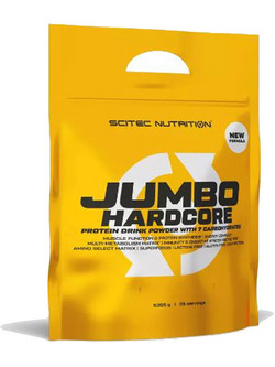Scitec Nutrition Jumbo Hardcore Banana Yogurt Πρωτεΐνη Όγκου Χωρίς Λακτόζη & Γλουτένη 5.35kg