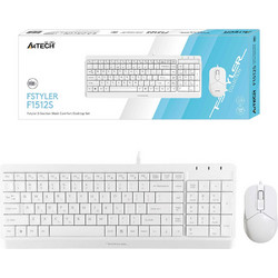 A4Tech Fstyler F1512S White Σετ Πληκτρολόγιο & Ποντίκι