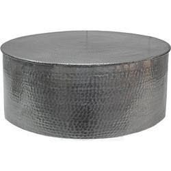 Σφυρήλατο Coffee table αλουμίνο, μολυβί, 75x31cm