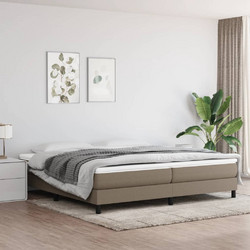 vidaXL Κρεβάτι Boxspring Υφασμάτινο με Στρώμα 100x200cm 200x200cm 3144105
