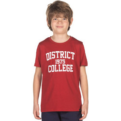 District75 Παιδικό T-Shirt Κοντομάνικο Κόκκινο 123KBSS-741-045