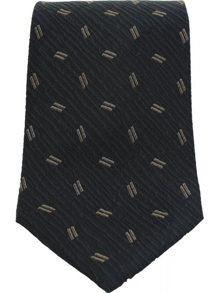 GIORGIO ARMANI ΓΡΑΒΑΤΑ 9,5CM ΣΧΕΔΙΑΣΤΗ ΜΑΥΡΟ