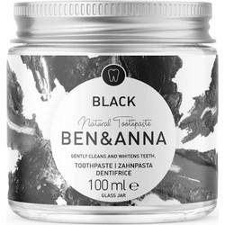 Ben & Anna Black Οδοντόκρεμα κατά της Πλάκας Ενεργού Άνθρακα Χωρίς Φθόριο 100ml