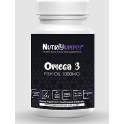 NutriYummy Omega 3 Fish Oil 1000mg 90 Μαλακές Κάψουλες