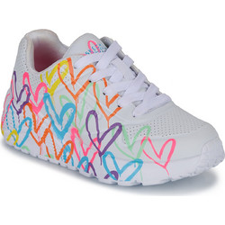 Skechers Uno Lite Παιδικά Sneakers Λευκά 314064L-WMN