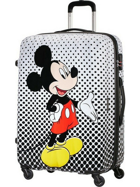 American Tourister Disney Legends Mickey Mouse Polka Dot Παιδική Βαλίτσα Μεγάλη 75x52x31cm με 4 Ρόδες Πολύχρωμη