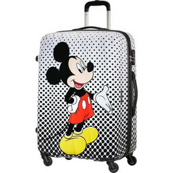 American Tourister Disney Legends Mickey Mouse Polka Dot Παιδική Βαλίτσα Μεγάλη 75x52x31cm με 4 Ρόδες Πολύχρωμη