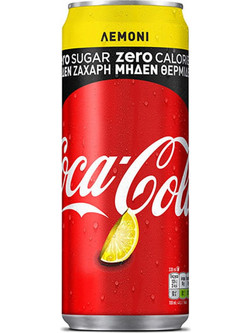 Coca Cola Zero Lemon Κουτί 330ml