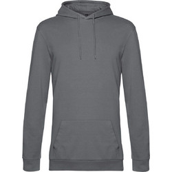 B&C Collection Ανδρικό Φούτερ με Κουκούλα & Τσέπες Elephant Grey WU03W