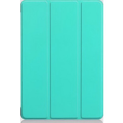 Θήκη Trifold Smart View και πίσω TPU για Lenovo M10 Plus - Τιρκουάζ
