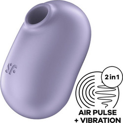 Satisfyer Pro To Go 2 Double Κλειτοριδικός Δονητής Μωβ