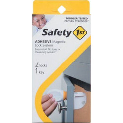 Safety 1st Ασφάλεια Ντουλαπιών Μαγνητική Λευκό 2τμχ