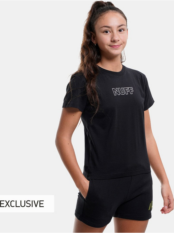 Nuff Παιδικό T-Shirt Κοντομάνικο Μαύρο NU72310081-01