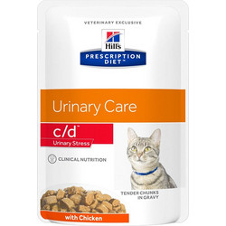 Hill's Prescription Diet Urinary Care c/d Urinary Stress Chicken 85gr