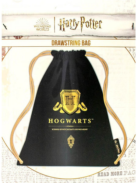 Blue Sky Harry Potter Howgarts Τσάντα Πλάτης Γυμναστηρίου Μαύρη HP710073
