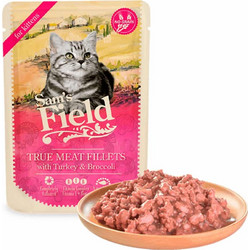 Sam's Field Kitten Pouch Γαλοπούλα 85gr