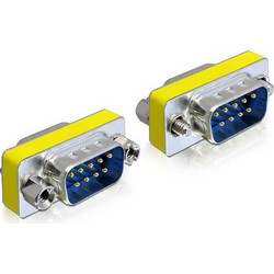 DELOCK Αντάπτορας μετατροπής Σειριακής θύρας Sub-D9 από male σε male
