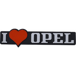 ΣΗΜΑ ΑΥΤΟΚΟΛΛΗΤΟ I LOVE OPEL