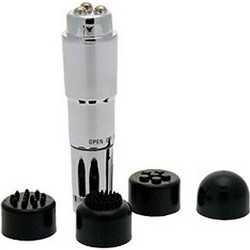 Seven Creations Compact Pro Vibrator Δονητής Μασάζ 9cm Ασημί