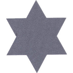 Σουβέρ Χριστουγεννιάτικο Star (Σετ 6τμχ) 11x11 Grey Nef-Nef Πολυέστερ