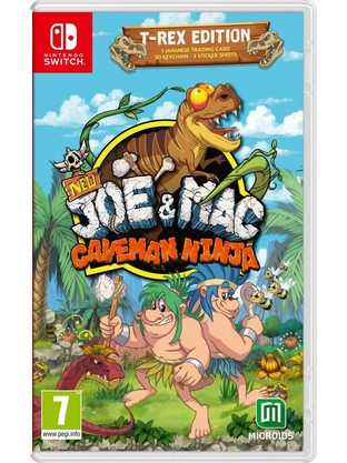 Joe & Mac Caveman Ninja T-Rex Edition Nintendo Switch