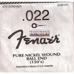 Fender Χορδή Ηλεκτρικής Κιθάρας Nickel Plated Steel 22V"