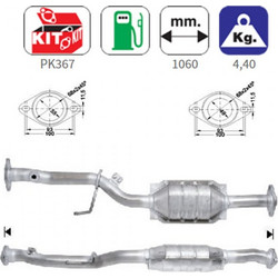 ΚΑΤΑΛΥΤΗΣ ΒΕΝΖΙΝΗΣ ΓΙΑ AVENSIS 1.6i 16V 1587 cc 81 Kw / 110 cv 4AFE