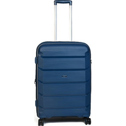 Airtex 27561-03 Βαλίτσα Μεσαία 67.5x47x31cm με 4 Ρόδες Μπλε