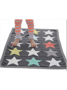 Bizzi Growin Superstar Κουβέρτα Αγκαλιάς Βαμβακερή Grey 70x90cm