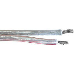 Καλώδιο μεγαφωνικό (ηχείων) 2x1mm διάφανο με μόνωση TCCA - 9-52100