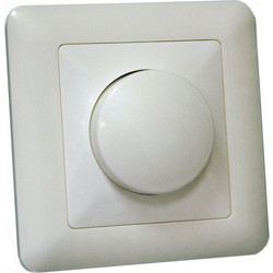 Dimmer led 400 Watt EDY DM-2 πατητός χωνευτός ροοστάτης περιστροφικός χωρίς ουδέτερο - 200.0052