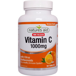 Natures Aid Vitamin C 1000mg Time Release 90 Ταμπλέτες