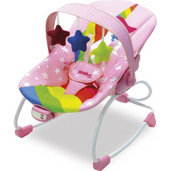 Asalvo Evolutive 2 in 1 Unicorn Relax Μωρού με Μουσική έως 18kg Ροζ