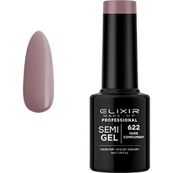 Elixir Semigel 622 Ημιμόνιμο Βερνίκι Νυχιών 5ml