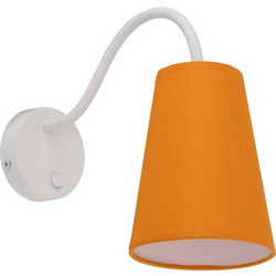 Απλίκα Φωτιστικό Τοίχου WIRE COLOUR πορτοκαλί TK Lighting-2448-Πορτοκαλί 2448
