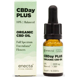 Enecta CBDay Plus 10% Balanced Organic CBD Oil 10ml