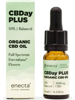 Enecta CBDay Plus 10% Balanced Organic CBD Oil 10ml