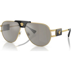Versace VE2252 1002/6G Γυναικεία Γυαλιά Ηλίου Aviator Μεταλλικά Χρυσά με Γκρι Polarized Φακό