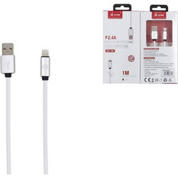 USB-A to Lightning Cable 1m Silver DT-26