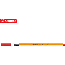 STABILO point 88 Μαρκαδόρος λεπτής γραφής 0.4mm Κόκκινο