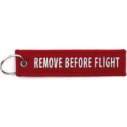 Μπρελόκ KEY RING REMOVE BEFORE FLIGHT RED