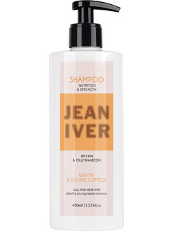 Jean Iver Nutrition & Strength Σαμπουάν Κερατίνης για Επανόρθωση για Ταλαιπωρημένα Μαλλιά 400ml