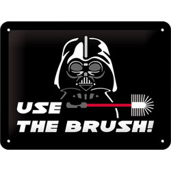 Nostalgic Μεταλλικός πίνακας SMILE-Use The Brush